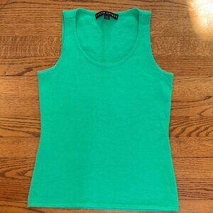 Ralph Lauren Bright Teal Sleeveless Tank Top